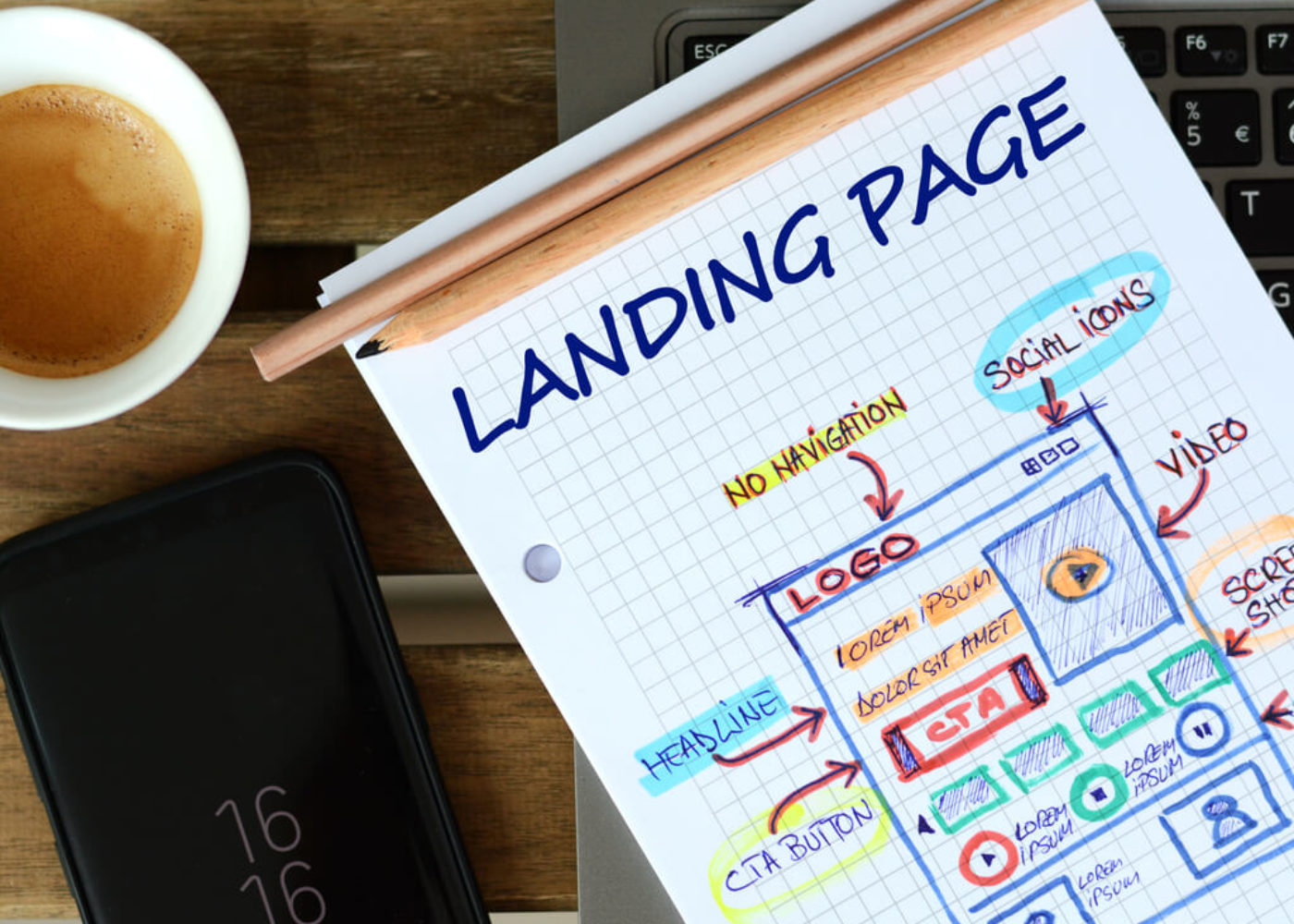 landing pages design